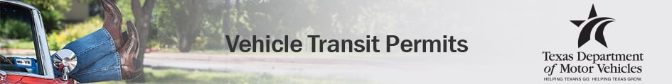 Vehicle Transit Permit